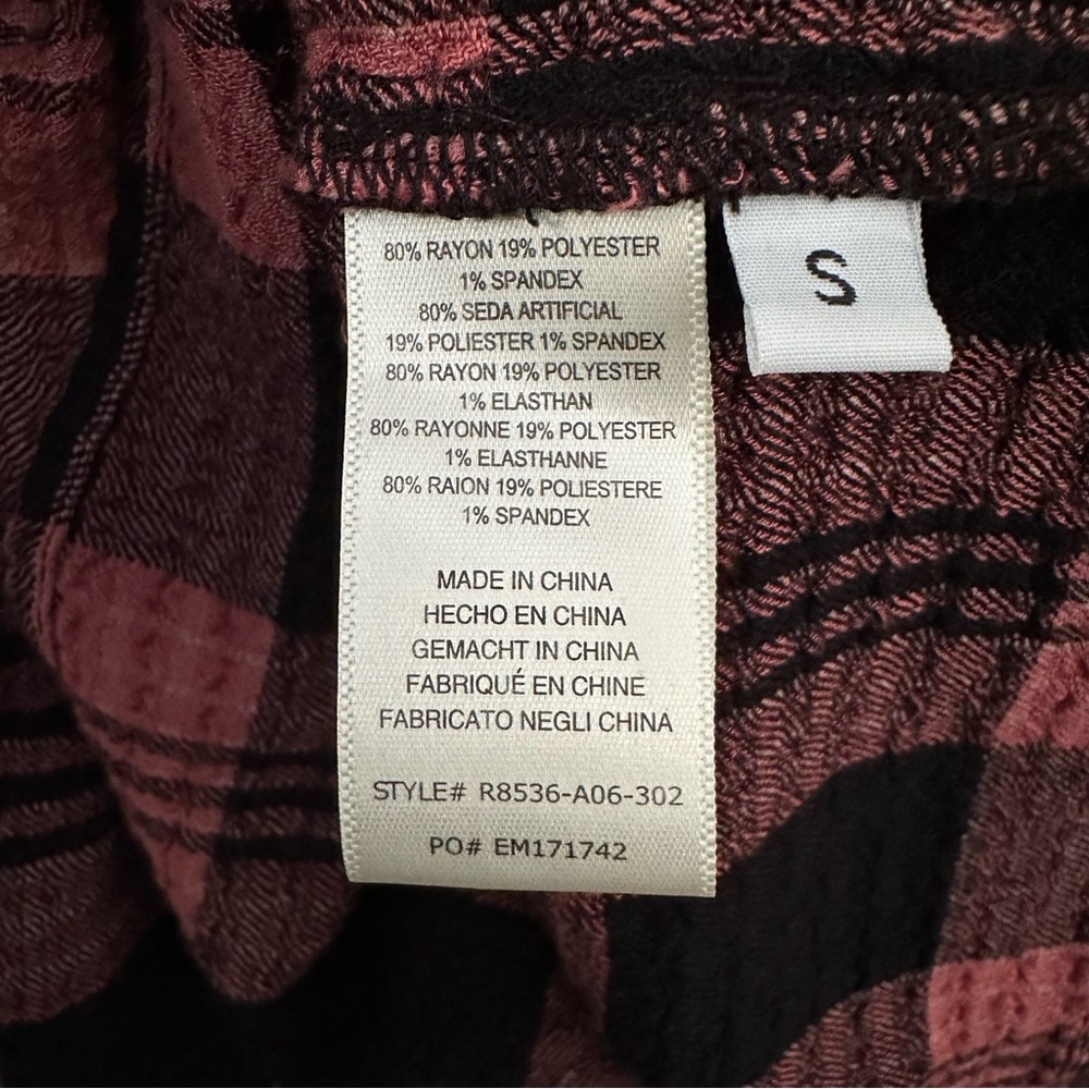 Anthropologie | Cloth & Stone | Daia Plaid Mini Dress Size S‎ *no belt* - Picture 9 of 13